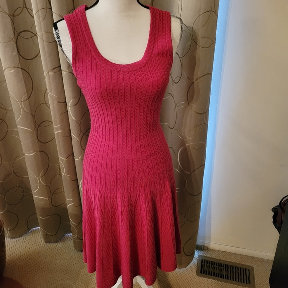 Nic +Zoe Pink Fit & Flare Dress - Picture 1 of 10